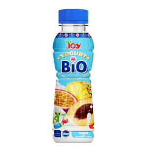 Botol 250Ml Minuman BIO Yogurt Prebiotik dengan Direktori Pemasok Buah Tropis Campur Peach & Peach