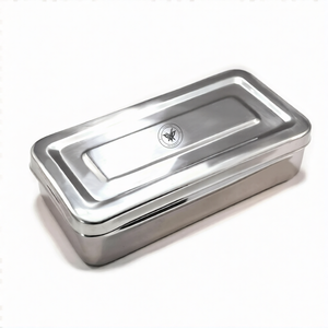 Ensemble d'instruments de chirurgie mineure de 13 pièces, kit chirurgical en acier inoxydable, ciseaux, pinces, porte-aiguilles réutilisables avec boîte de rangement - Product Image 4