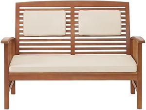 Modern Outdoor Eucalyptus Wood Sofa Set with Cushions for Gardens Courtyards Hotels Villas by Vietnamese Manufacturer - Product Image 2