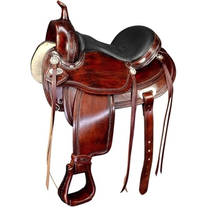 Selle de cheval en cuir artisanale, selle d'équitation western haut de gamme, équipement équestre personnalisé, fabricant OEM, fournisseur en gros - Product Image 1