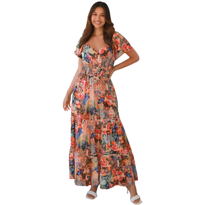 Vestido Maxi Casual de Verano con Cintura Imperio para Mujer - Product Image 2