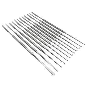 Premium Quality Set of 12 Pcs Orthopedic Dual Channel Nerve Root Probe Spinal Probe Stainless Steel Manual - Product Image 1