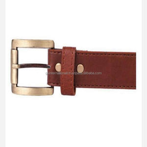 เข็มขัดแฟชั่นคุณภาพสูงและอุปกรณ์เสริมแฮนด์เมดหรูหราแฟชั่นผู้ชายหนังสีน้ำตาลเข็มขัดลำลองในทุกขนาดและสีที่กำหนดเอง - Product Image 5