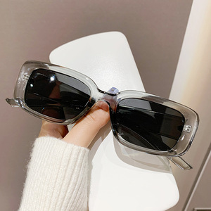 Lunettes de soleil rectangulaires polarisées PAISHEO 2026, nouvelle collection, protection UV400 intégrale, monture complète, logo personnalisé, unisexe, style vintage tendance, protection UV % - Product Image 3