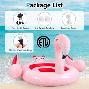 6 persone Floating Floating Island gonfiabile con 6 portabicchieri per piscina & fiume galleggianti & zattere prodotto - Product Image 2