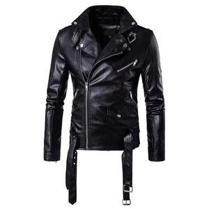Chaqueta de Motociclista para Mujer, de Cuero Vacuno Marrón, Acabado Lavado, Cuello Camisero, Resistente al Viento, Cierre de Cremallera, Corte Regular - Product Image 2