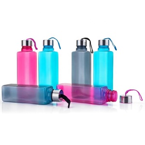Bulk BPA Free PET Plastic Beverage <b>Bottles</b> with Cap Perfect for Juice Smoothies <b>Water</b> Durable Kitchen Organizer - Product Image 1