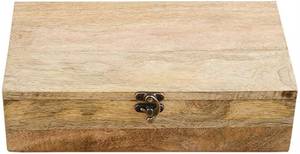 Elegante y Resistente Caja de Madera Larga para Té al por Mayor, Set de Regalo, Organizador de Té Verde, Exhibidor de Café y Alimentos, Embalaje Artesanal, Bajo Precio - Product Image 2