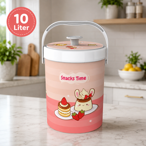 Cubo para Hielo y Arroz Nandos Premium de 10L, Plástico Rosa de Grado Alimenticio, Superficie Resistente a Rayones, Doble Capa Térmica, Ecológico - Product Image 1