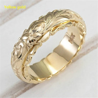 Bague de pinky en alliage pour femme 2026, style européen et américain, avec rose sculptée flottante, plaquée, bijou décoratif tendance pour le doigt