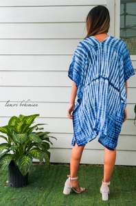 Vestido Maxi Tie Dye Personalizado, Diseño Sólido, Estilo Moderno y Lindo, Cintura Tejida, Rayón, Sin Mangas, Alta Calidad, para Vacaciones - Product Image 4