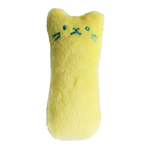 Giocattolo di peluche per gatti, gattino blu peloso con catnip, giocattolo interattivo da masticare per gatti - Product Image 3