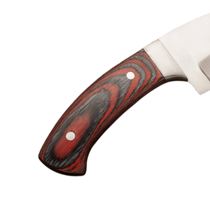 Couteau à lame fixe artisanal en acier inoxydable, pointe en U, avec manche en micarta, pour le camping et la survie, EDC - Product Image 3