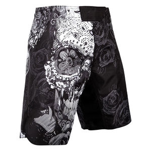 Shorts de course athlétiques écologiques pour hommes en tissu Oxford, légers, à taille mi-haute élastique, pour la gym et l'entraînement, imprimés par sublimation unie - Product Image 6