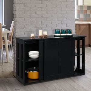 Credenza con Doppia Porta Scorrevole YS per Veranda - Product Image 1