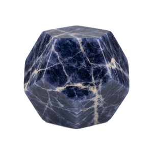 Iolita Natural Pulida, Dodecaedro Rayado, Piedra Geométrica, Cristal, Gema, Feng Shui, Piedras Curativas, Cristal Reiki - Product Image 5