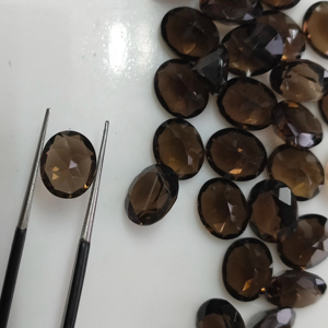 Natural Smoky Quartz 11x9MM Oval Cut Best Quality Loose Gemstone For Jewelry Making - Product Image 4