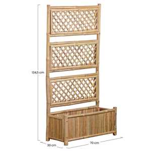 Estante Plegable de Bambú para Plantas, Valla de Bambú para Jardín, Estante de Bambú para Exteriores, para Hogar y Resort, Hecho en Vietnam - Product Image 2