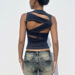 <b>Women</b> Quick Dry <b>Tank</b> <b>Top</b> Custom Sleeveless Performance Running Training Gym Fitness Shirt Wholesale Manufacturer - Product Image 2