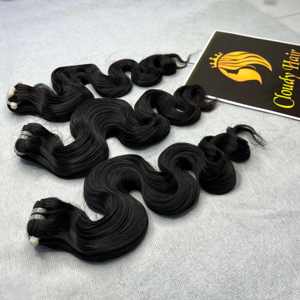 Vente en gros 10A cheveux vierges vietnamiens bruts non transformés vague de corps 3 faisceaux 26 28 39 pouces couleur naturelle extensions de tissage de cheveux humains - Product Image 3