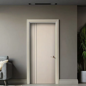 ประตูกันเสียงสีขาว upvc สำหรับติดตั้งในบ้านและสำนักงานที่เพิ่มความปลอดภัยและความทนทาน - Product Image 1