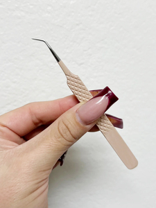 Meilleures pinces à cils pour extensions de volume, en acier inoxydable, pointues, personnalisables en couleur pour extensions de cils - Product Image 1