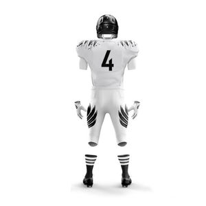 Maillot de football américain OEM de haute qualité, nouveau design, techniques d'impression, vêtements de sport compétitifs, uniforme de football américain - Product Image 3