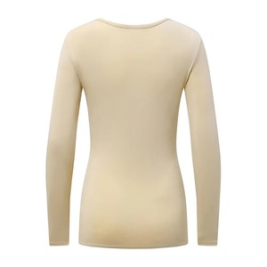 Haut de compression uni pour femme, Rash Guard vierge, personnalisable avec logo, pour l'entraînement, fabricant OEM, UPF50+, respirant - Product Image 5