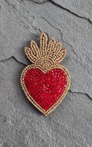 Broches de Estrella de Mar y Coral Hechos a Mano con Cuentas Miyuki y Hilo de Seda Kora de 9 cm, Bordados con Hilo de Seda, Marca Personalizada, Precio al por Mayor - Product Image 6