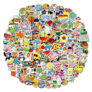 Pegatinas de Dibujos Animados Personalizadas para Niños, Precio de Fábrica al por Mayor |   Vinilo de PVC Impermeable, Impresión UV, 100 Piezas, Suministros para Manualidades, Decoración de Habitaciones - Product Image 4