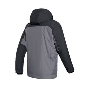 Men's Hooded Ski Jacket Color Blocked Synthetic Insulated <b>Waterproof</b> Gore-Tex Zipper Closure - Product Image 2
