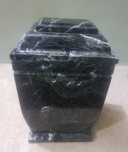 Premium Marble Funeral Cremation Urn for Human Ashes Adult Size with Keepsake <b>Memorial</b> Urn Set Luxury <b>Stone</b> Ash Urn Wholesale - Product Image 3