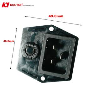 Prise avec disjoncteur à bouton-poussoir série 88 pour usage industriel et domestique 125/250VAC X 1 000A - Product Image 3