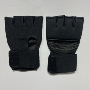 MMA Inner <b>Gloves</b> <b>Fingerless</b> Boxing Training <b>Gloves</b>, Breathable Mesh Palm Grappling <b>Gloves</b> with Adjustable Velcro Wrist Strap - Product Image 1