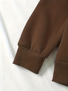 Sudadera de cuello redondo con estampado de café para mujer, informal, con hombros caídos, manga larga, jersey de otoño - Product Image 4