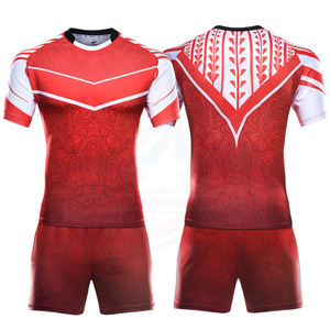 Uniforme de Rugby de Manga Corta Transpirable de Alta Calidad, Personalizable para Equipos de Fútbol, Tallas Grandes, Precio Bajo - Product Image 3