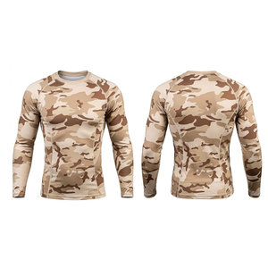 Active Performance Rash Guard for Men Long Sleeve <b>Compression</b> <b>Shirt</b> with Breathable Stretch Fabric for Sports Training - Product Image 1
