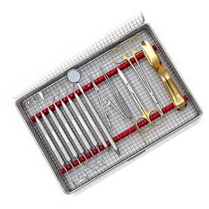 ชุดเครื่องมือผ่าตัดทางทันตกรรม SURGINEXA ทำจากสแตนเลส ประกอบด้วยเครื่องขูดหินปูน คิวเร็ตต์ กระจกตรวจฟัน ชุดอุปกรณ์ผ่าตัดปริทันต์สำหรับสุนัข - Product Image 4