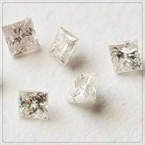 Diamantes Cultivados en Laboratorio HPHT CVD con Corte Princesa, Certificados por IGI, 3mm, Claridad VVS-VS SI, Sueltos, Venta al Por Mayor - Product Image 2