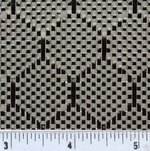 Tela de fibra de carbono con patrón jacquard de 240 g/m² - Product Image 1