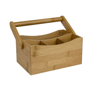 Customized Wooden Caddy Multi Section <b>Storage</b> Holder for Modern Home Organization Requirements - Product Image 3