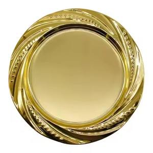 Plato de Metal con Acabado Pulido para Decoración de Mesa de Banquete, Plato Base Decorativo para Bodas y Servicios de Catering - Product Image 6