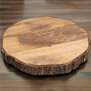 Tabla de cortar de utensilios de cocina, madera de mango indio, diseño tradicional, tabla de cortar portátil ecológica para acampar y tabla de servir - Product Image 1