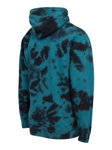 Men's Red <b>Tie</b> <b>Dye</b> Embroidered Hooded <b>Sweatshirt</b> 100% Cotton Regular Fit French Terry Casual Pocket Knitted Winter Wear - Product Image 6