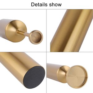 Handcrafted Solimo Gold Candle Holder Designer Metal <b>Tealight</b> Stand Rustic Home Decor & Gifting At Global Wholesale Export - Product Image 5