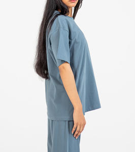 T-shirt décontracté pour femme, col rond ample, imprimé talons hauts, style urbain, haute qualité, vente en gros, soldes d'été - Product Image 5