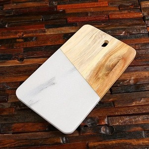 Planche à découper en marbre et bois pour fromage, disponible en différentes tailles, sur mesure et polie, pour la cuisine - Product Image 2