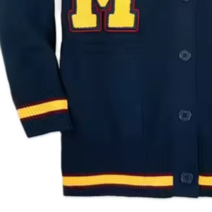 Autumn/Winter Custom Front <b>Men's</b> School College Patch <b>Cardigan</b> Uniform HBCU Letterman Knit Acrylic Double Breasted Breathable - Product Image 5