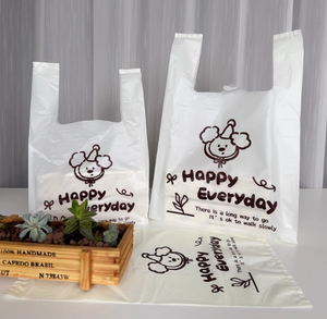 ถุงพลาสติกช้อปปิ้งพลาสติก HDPE/LDPE กำหนดลายเอง - Product Image 1