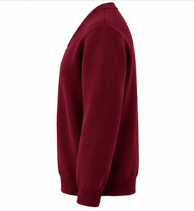 Suéter de Punto Sólido con Cuello en V para Hombre, Marca INDEX, Manga Larga, Estilo Casual - Product Image 3